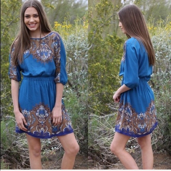 Dresses & Skirts - 🆕 blue mini dress